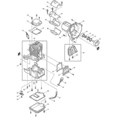Makita BCX2510 - String Trimmer - Power Tool 01 Diagram