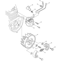 Makita BCX2510 - String Trimmer - Power Tool 09 Diagram