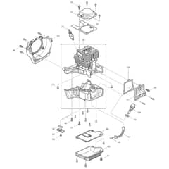 Makita BCX3400 - Brush Cutter - Power Tool 01 Diagram