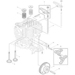 Makita BCX3400 - Brush Cutter - Power Tool 03 Diagram