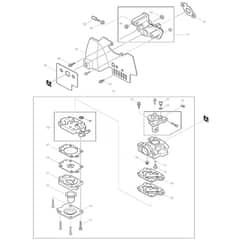 Makita BCX3400 - Brush Cutter - Power Tool 05 Diagram