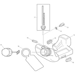 Makita BCX3400 - Brush Cutter - Power Tool 08 Diagram