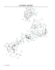 Husqvarna Be550 - Chassis Engine & Pulleys