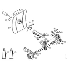Genuine Stihl BF / D - BF Gear head