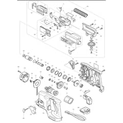 Makita BFR440 - Cordless Auto Feed Screwdriver - Power Tool Diagram