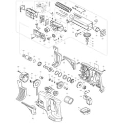 Makita BFR550 - Cordless Auto Feed Screwdriver - Power Tool Diagram