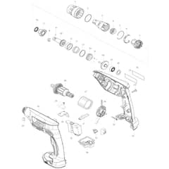 Makita BFS451 - Cordless Screwdriver - Power Tool Diagram
