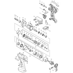 Makita BFT042F - Cordless Screwdriver - Power Tool Diagram