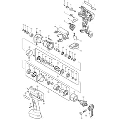 Makita BFT043F - Cordless Screwdriver - Power Tool Diagram