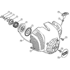 Genuine Stihl BG66 C-E D / E - Rewind starter ErgoStart/Easy2Start