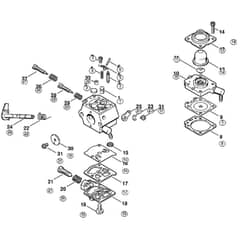 Genuine Stihl BG75 / F - Carburetor WT-413
