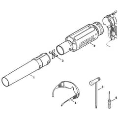 Stihl BG 66-D - Nozzle, Extras - Parts Diagram