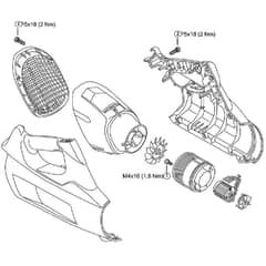 Genuine Stihl BGA100 / F - Tightening torques