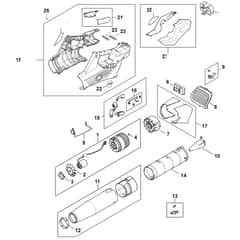 Stihl BGA60 - Spare Parts - Parts Diagram