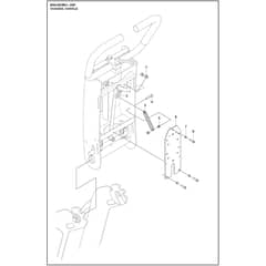 Husqvarna BGS 250 - 970647802 - Handle 02