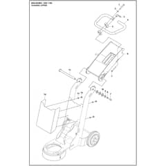 Husqvarna BGS 250 - 970647802 - Chassis Upper