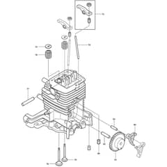 Makita BHX2500 - Blower - Power Tool 04 Diagram