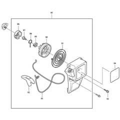 Makita BHX2500 - Blower - Power Tool 05 Diagram