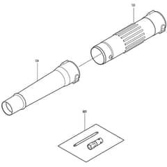 Makita BHX2500 - Blower - Power Tool 10 Diagram