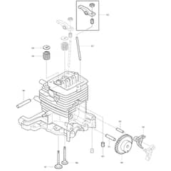 Makita BHX2501 - Engine Blower - Power Tool 04 Diagram