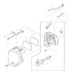 Makita BHX2501 - Engine Blower - Power Tool 07 Diagram