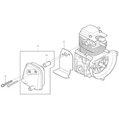 Makita BHX2501 - Engine Blower - Power Tool 08 Diagram