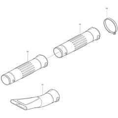 Makita BHX2501 - Engine Blower - Power Tool 10 Diagram
