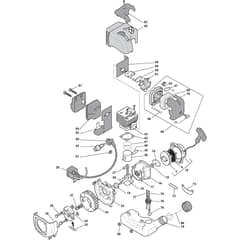 BJ 325 D - 2009-2011 - 285221002/09 - Stiga Brushcutter Engine Diagram