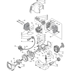 BJ 345 D - 2010-2011 - 285421002/10 - Stiga Brushcutter Engine Diagram