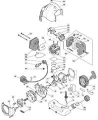 BJ 345 D - 2010 - 285421003/M10 - Mountfield Brushcutter Engine Diagram