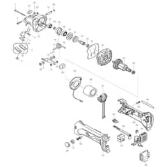 Makita BJS101 - 1.0mm Cordless Metal Shear - Power Tool Diagram