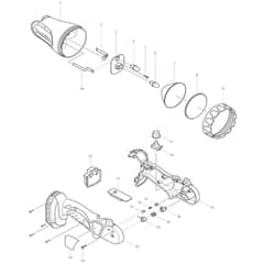 Makita BML145 - Rechargeable Flashlight - Power Tool Diagram