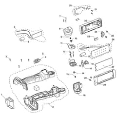 Makita BML801 - Led Flashlight - Power Tool Diagram