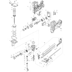 Makita BN001G - Cordless Framing Nailer - Power Tool Diagram