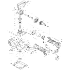 Makita BPJ180 - Cordless Plate Joiner - Power Tool Diagram
