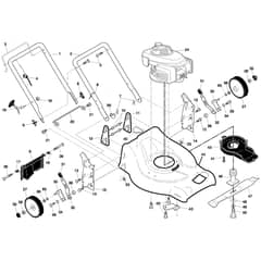 McCulloch BR022 - 96141003804 - 2008-02 - Frame Parts Diagram