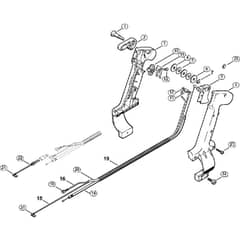 Genuine Stihl BR320 L / J - Control handle