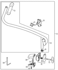 Genuine Stihl BR450 / P - Bike Handle