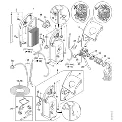Stihl BR600 - Air Filter And Manifold 02 - Parts Diagram