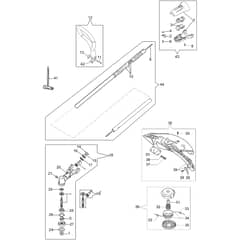 Brushcutter -  - Efco Multi Function Tool Brushcutter Diagram