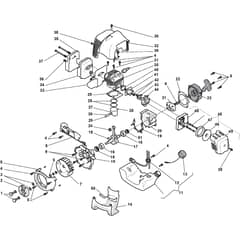 BS 45 D - 2012-2022 - 286321004/12 - Castel Garden Brushcutter Engine Diagram