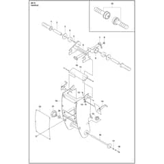 Husqvarna BS 75 - 970615007 - Handle 02