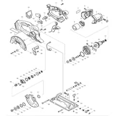 Makita BSS501 - Cordless Circular Saw 136mm - Power Tool Diagram