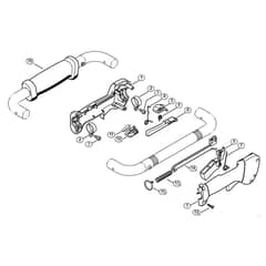 Genuine Stihl BT121 / H - Control handle