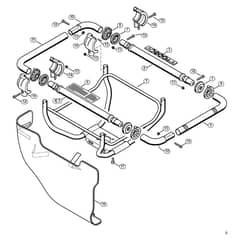 Genuine Stihl BT121 / J - Handlebar
