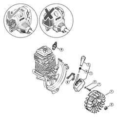 Genuine Stihl BT131 / D - Ignition system