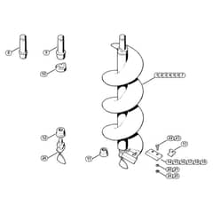 Genuine Stihl BT308 / F - Augers