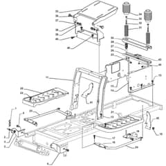 Cobra BT84HCB - Tractor Chassis Diagram