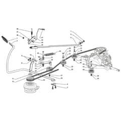 Cobra BT84HCB - Tractor Transmission Belt Assembly Diagram