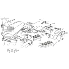 Cobra BT98HCB - Tractor Body Diagram